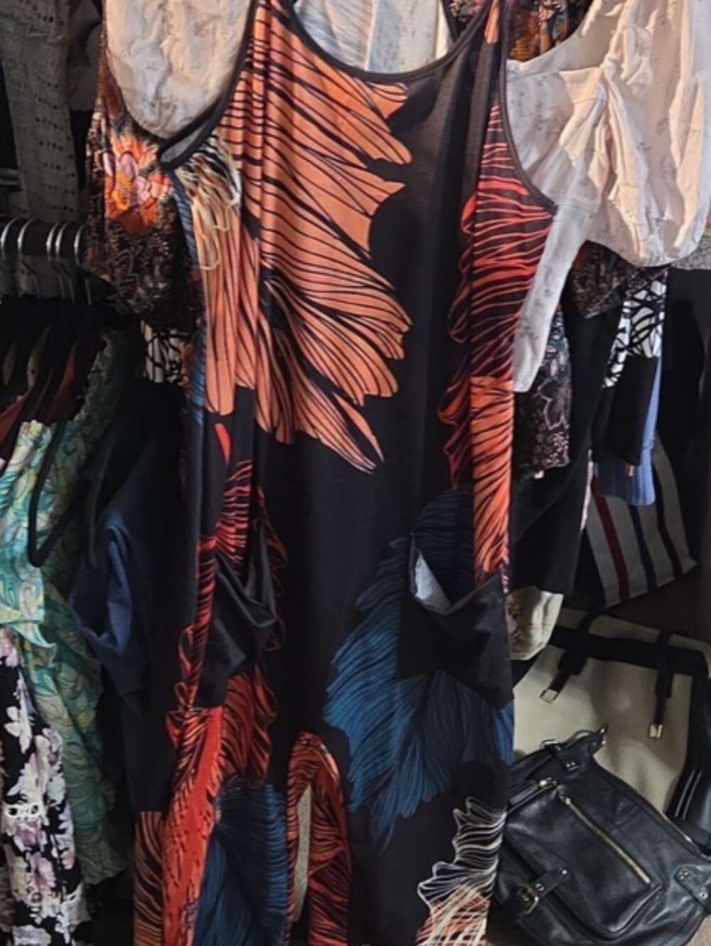 👒Unbranded(Free People like) print tank romper